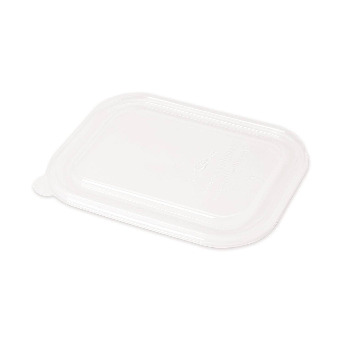 Clear Fiber Container Lids, 400/Carton W69456