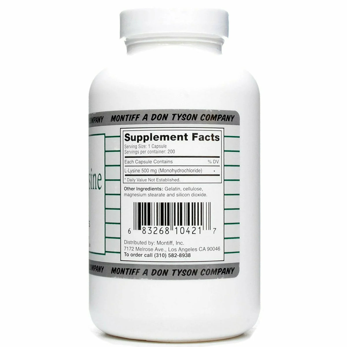 L-Lysine 500 mg W9028