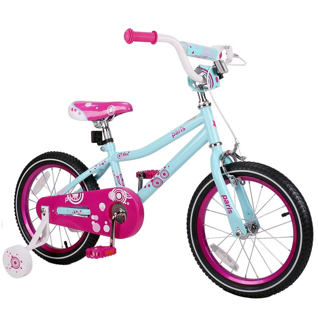 18 Inch Girls Training Wheel Bike Y14371