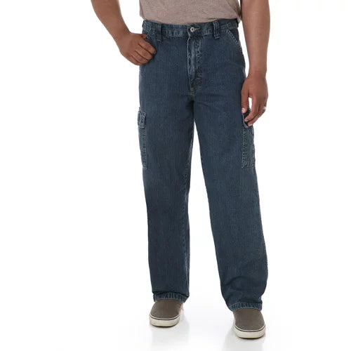 Relaxed Fit Wide Leg Cargo Jean R454