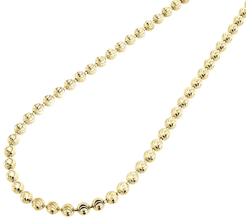 10k Yellow Gold Link Chain Necklace 30" N546