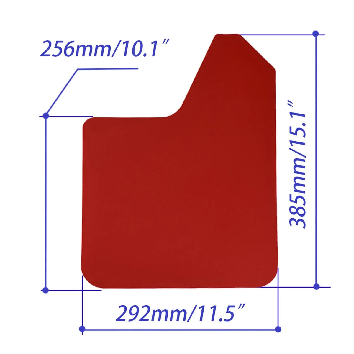 Red Mud Flaps for Honda Civic Type R S Si Coupe X31003