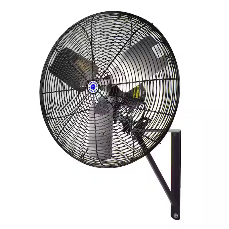 Black Oscillating Wall Mounted Fan Z232