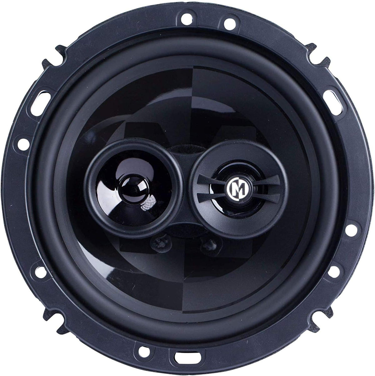 6.5 Inch 3 Way 50 Watt RMS 100 Watt Peak Car Audio Coaxial Speaker System Pack of 2 G9367