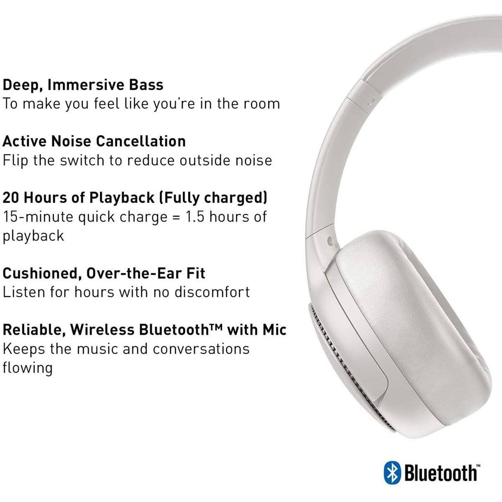 Sand Beige Noise-Canceling Wireless Over-Ear Headphones Y2449