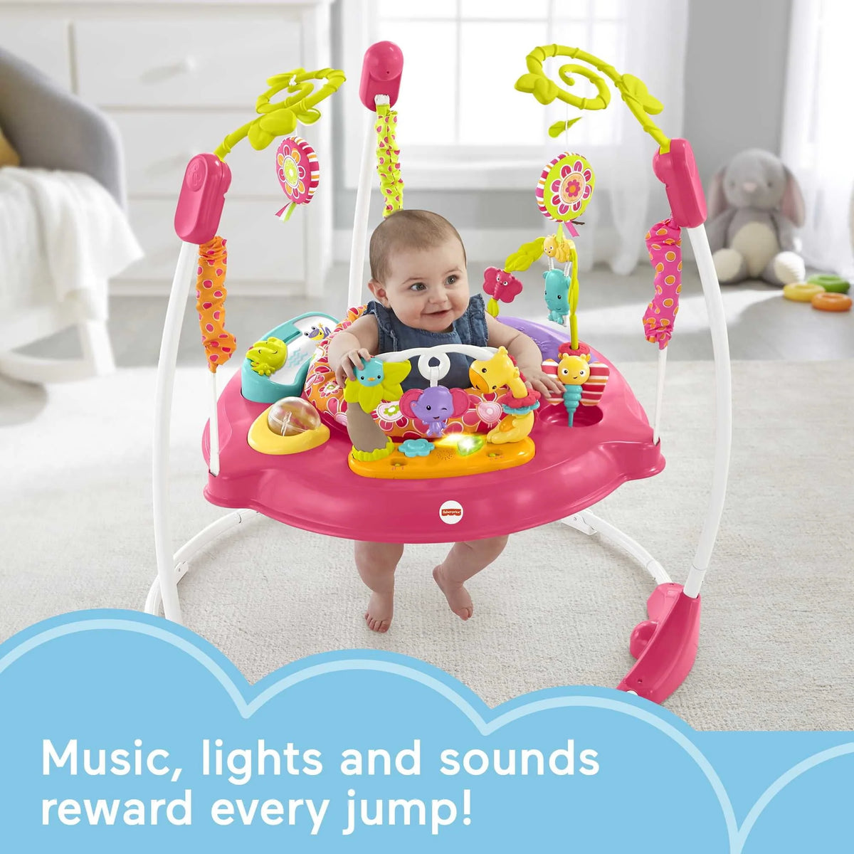 Baby Bouncer Activity Center with Music and Lights I669710