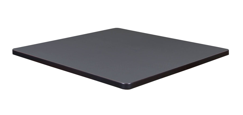 Beige Grey Square Laminate Table Top Z222711