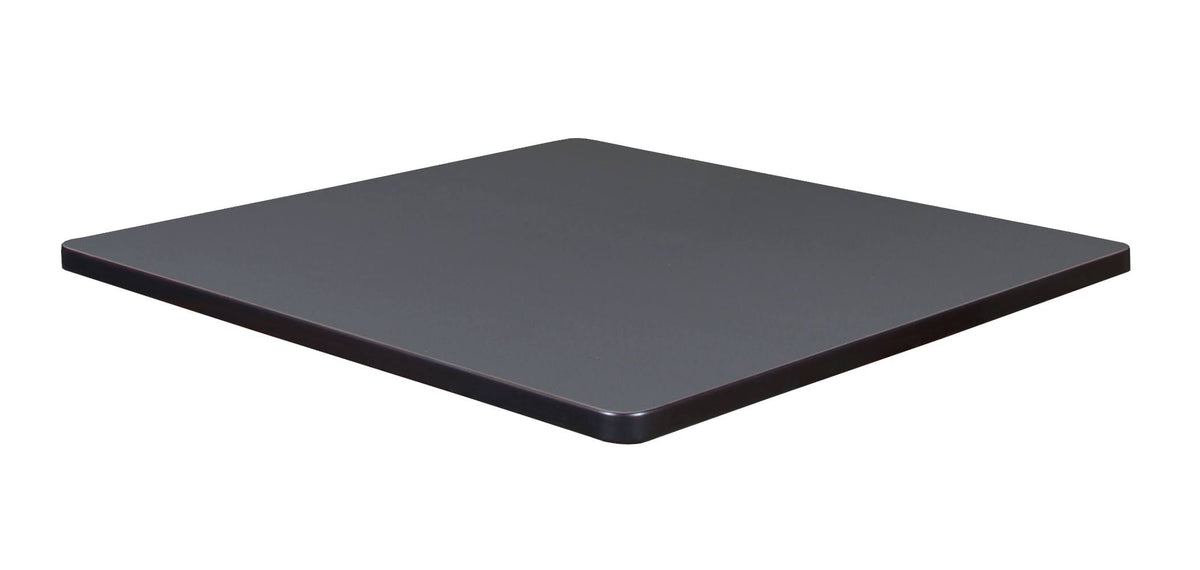 Beige Grey Square Laminate Table Top Z222711