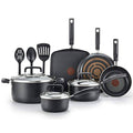 Nonstick 12-Piece Black Cookware Set H420008