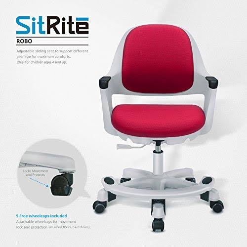 Rosie Pink Ergonomic Kids Desk Chair U22725