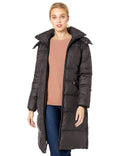 Faux Fur-Trim Puffer Coat Medium / Black M16143