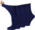 Parliament Blue 4 Pairs Diabetic Dress Socks X2077