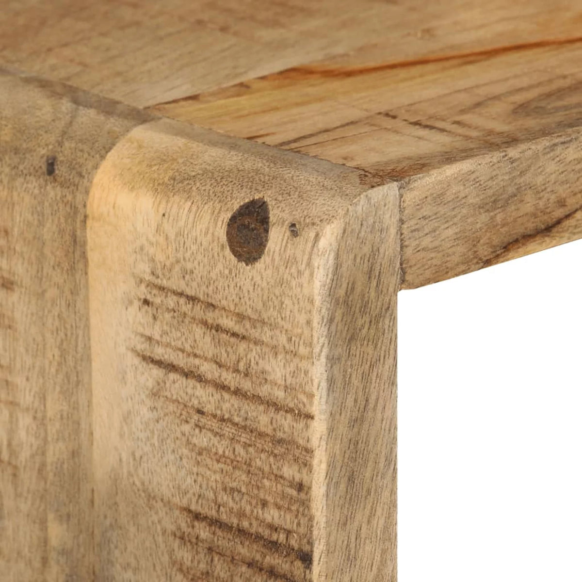 3 Piece Solid Mango Wood Wall Cube Shelf Set L683698