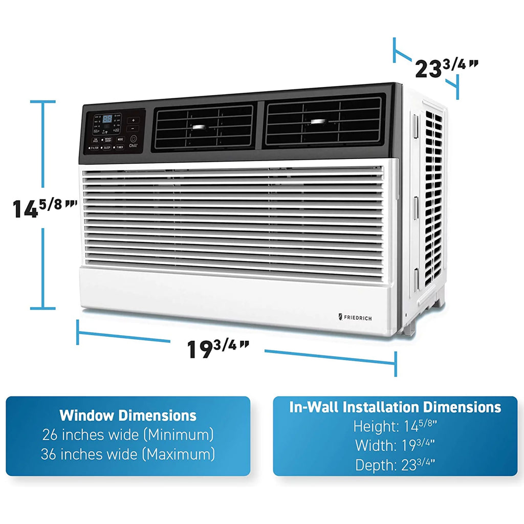 Wi-Fi Controlled White Window Air Conditioner O660511