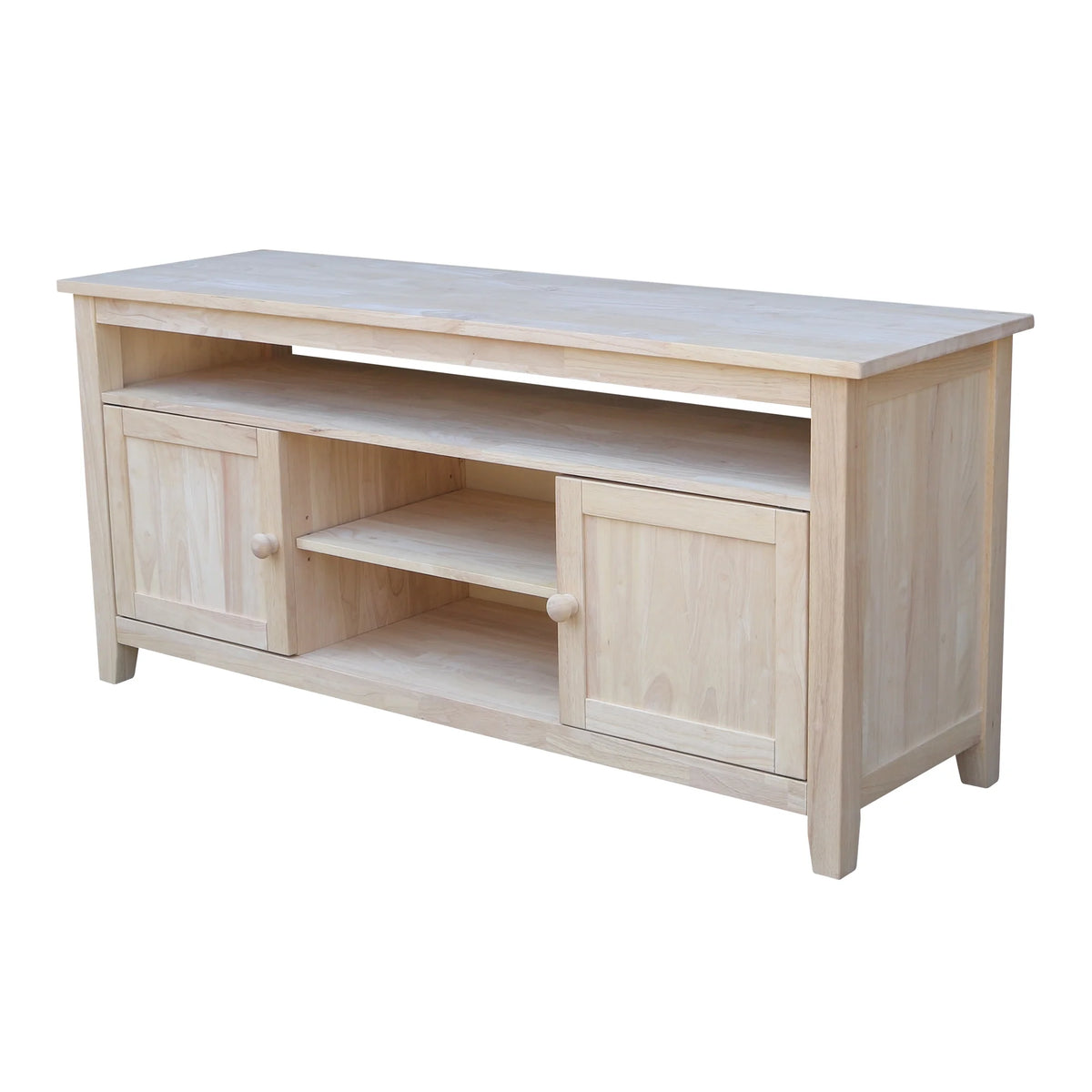 Solid Wood TV Stand with 2 Doors K34530