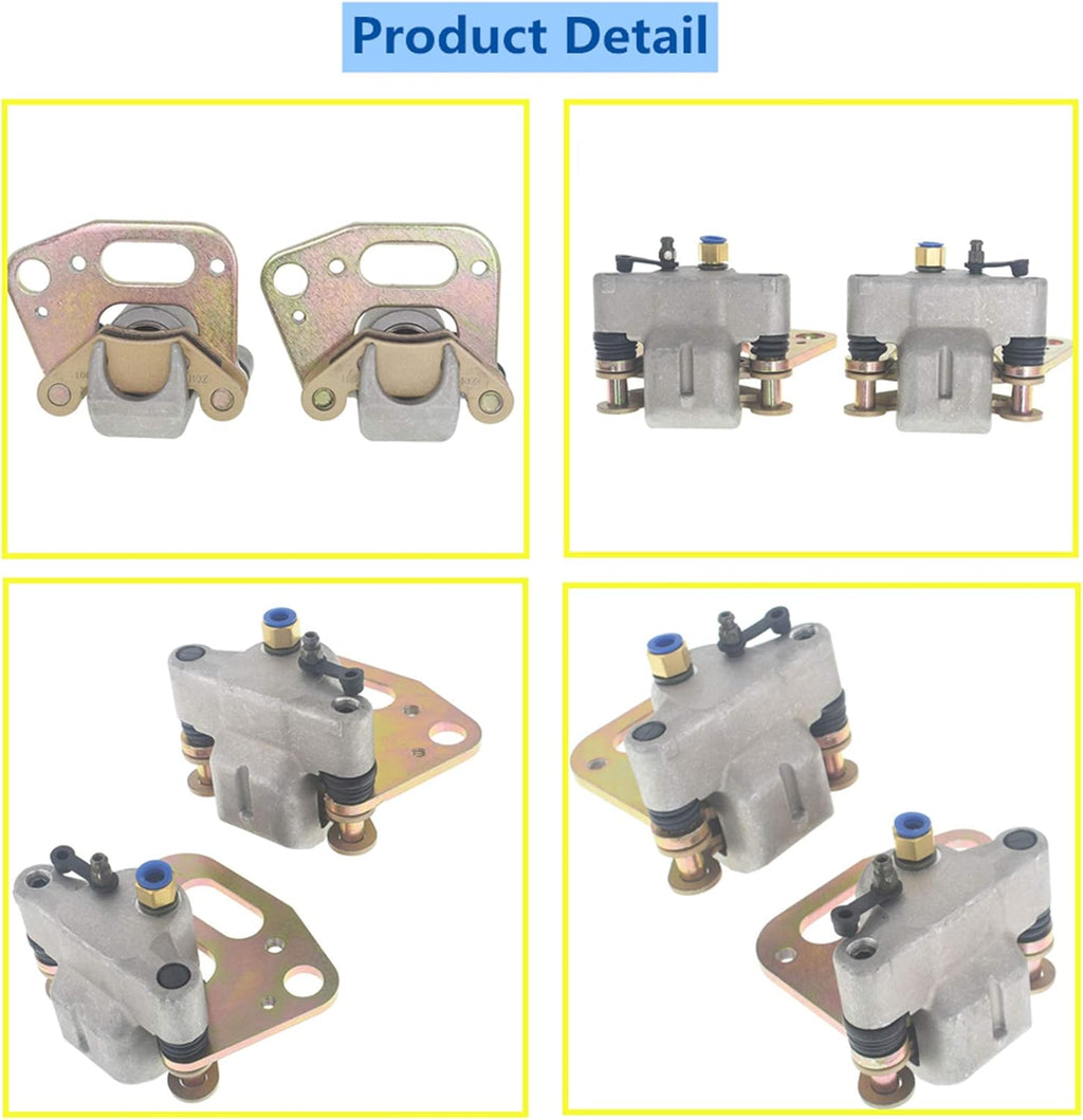 Front Brake Calipers with Pads for Polaris Sportsman 500 Ranger 500 W138