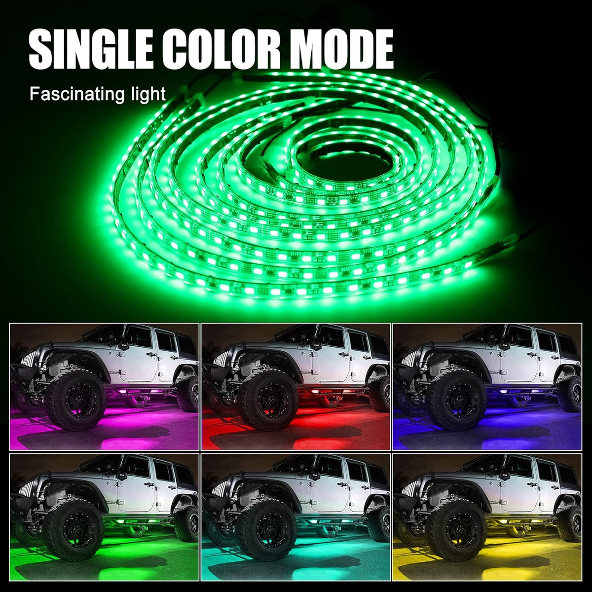 6 PCS LED Car Underglow Light Kit D508