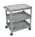 Gray 3 Shelf Tub Cart V5979