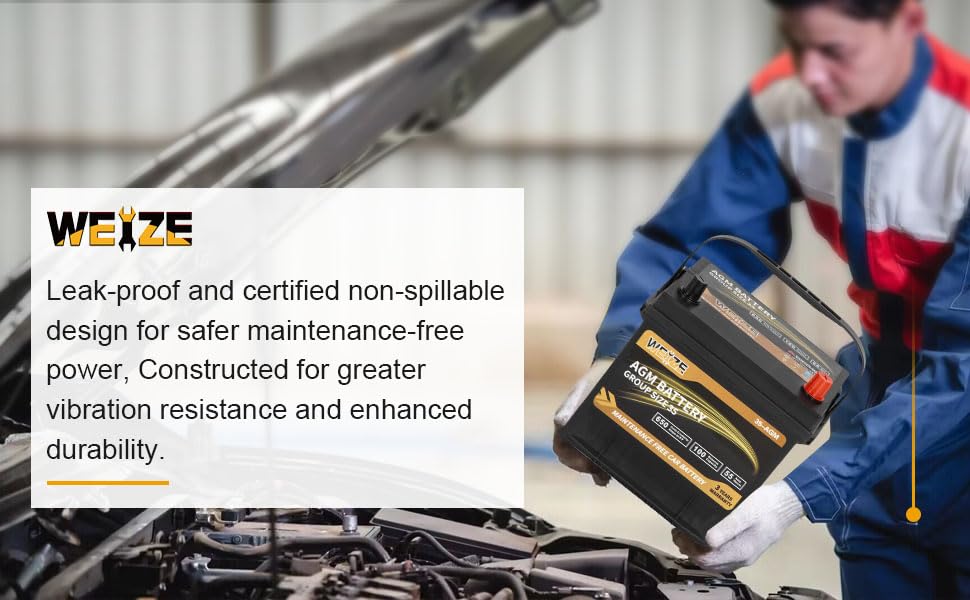 AGM Battery BCI Group 35 650CCA R361191