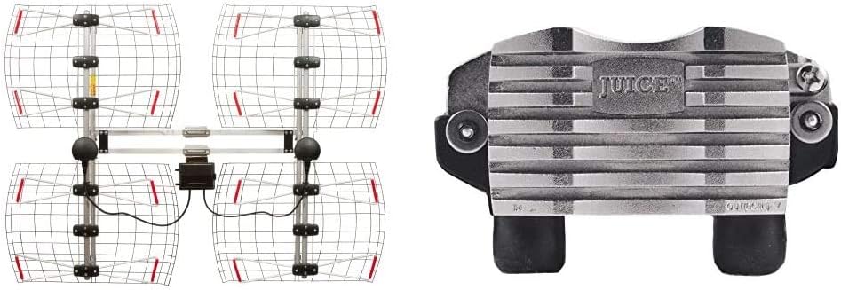 Silver Multi-directional Bowtie TV Antenna U34573