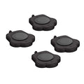 4 Rollers Red Heavy Duty Appliance Roller R1698