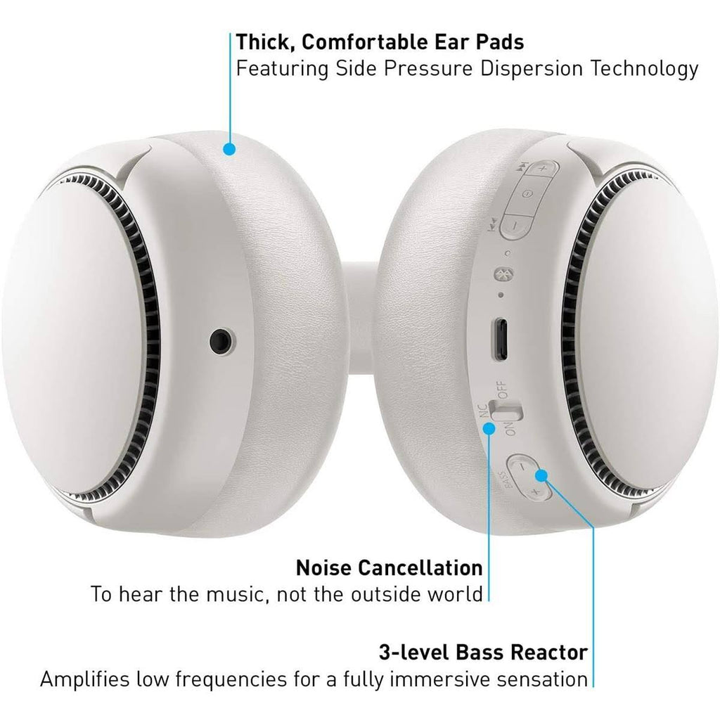 Sand Beige Noise-Canceling Wireless Over-Ear Headphones Y2449