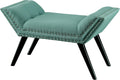 Yellow Fabric Accent Bench H3722