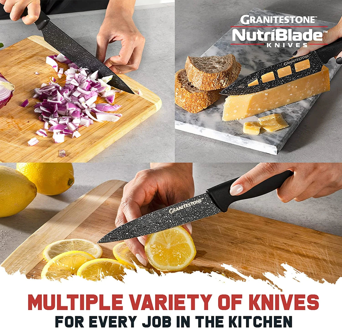 6 Piece Dishwasher Safe Knife Set W73844