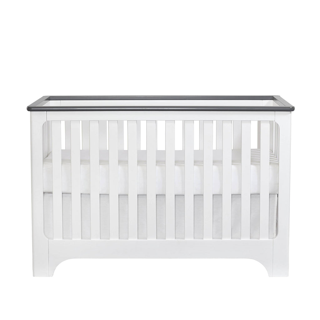 White 3-in-1 Convertible Crib D773