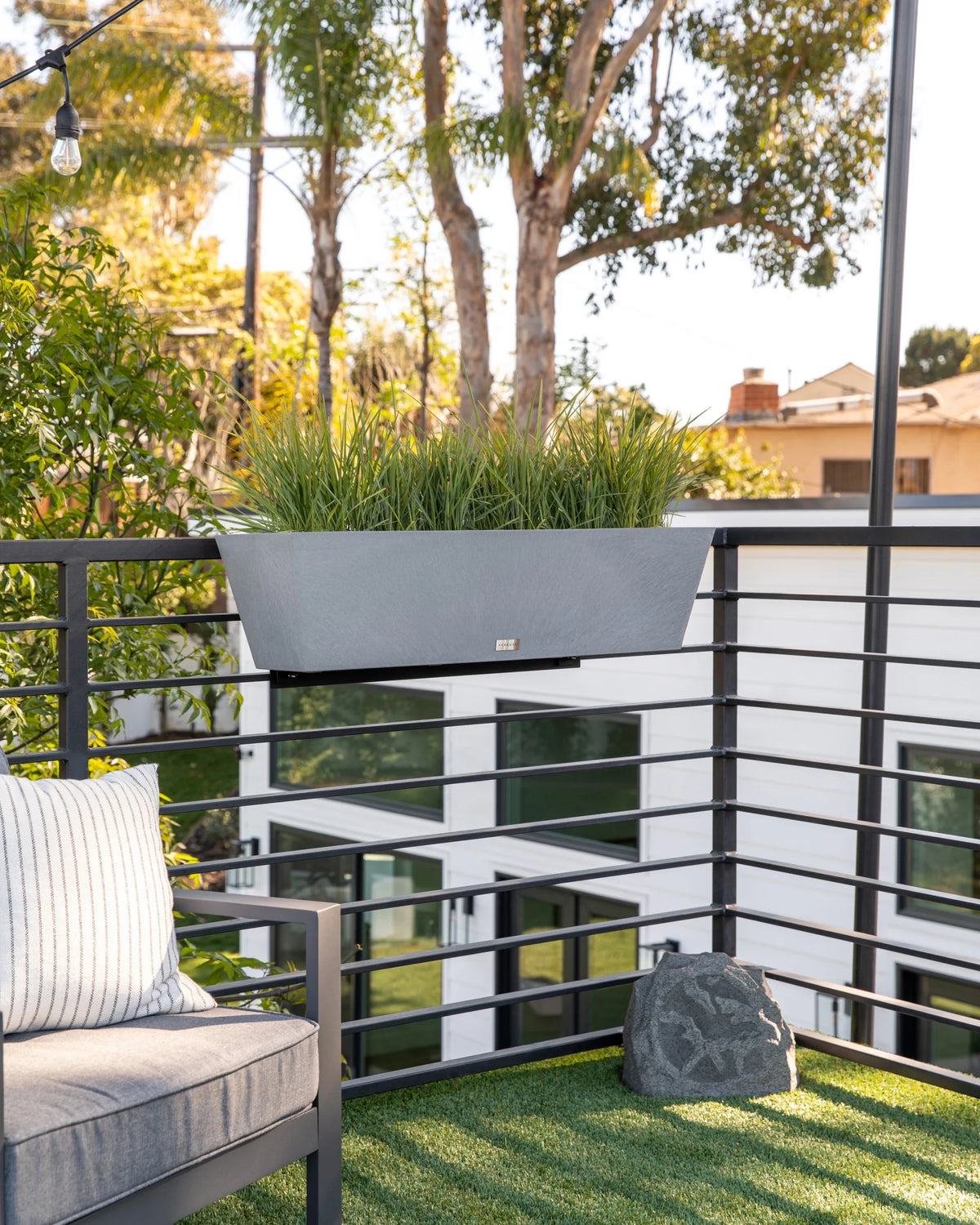 36" Plastic Railing Planter U52966