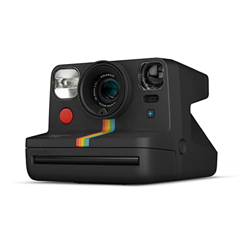 Black I-Type Instant Film Camera with Lens Filter Set Q11787