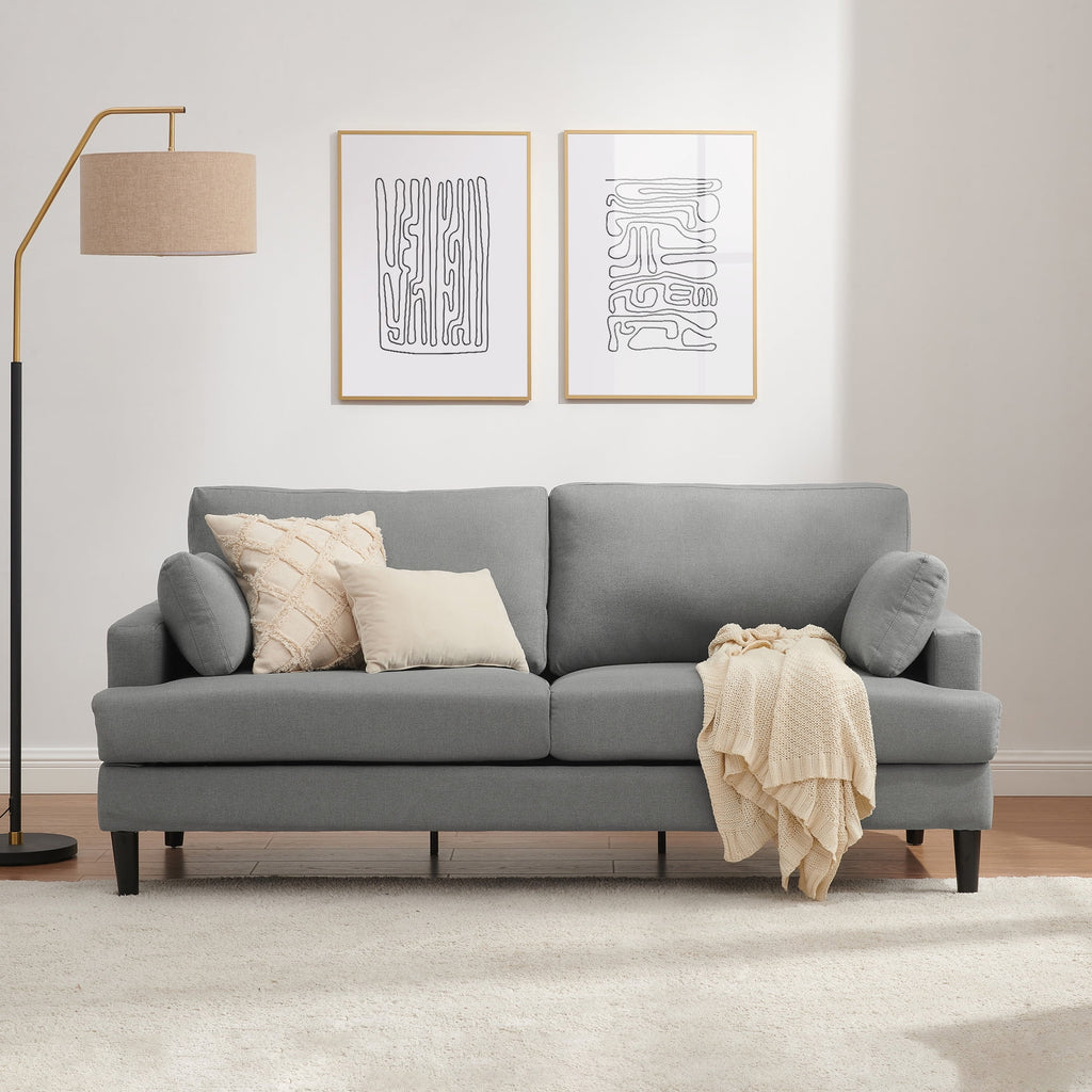 Mid Modern Sofa Smoke Grey C6898