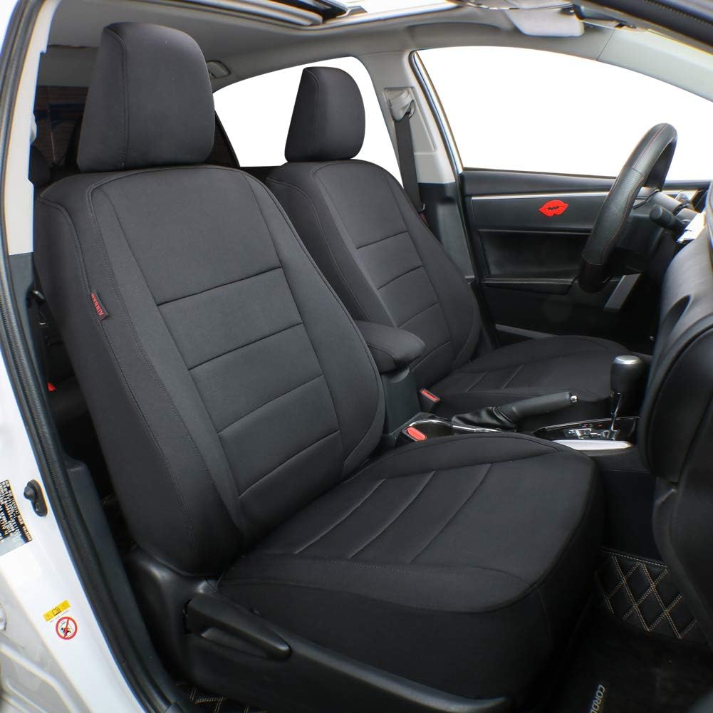 Custom Fit Neoprene Car Seat Covers Black N90480