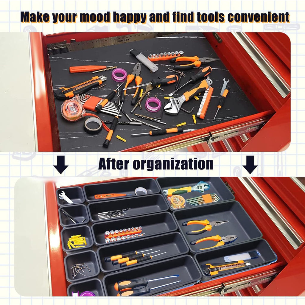 24 Pack Tool Box Organizer with Tray Dividers W802