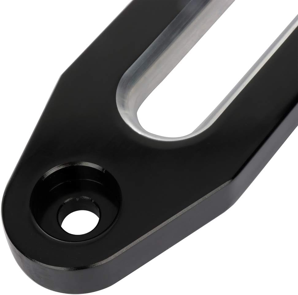 Red Aluminum Hawse Fairlead for Winch Rope, Pack of 2 F963