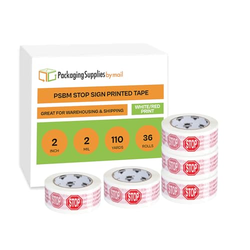 Broken Seal Tape, 2 Inch x 110 Yards, 36 Pack N40870