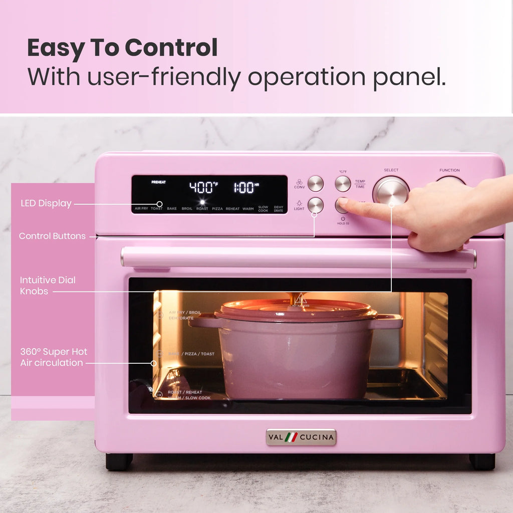 Pink Infrared Air Fryer Toaster Oven K39122