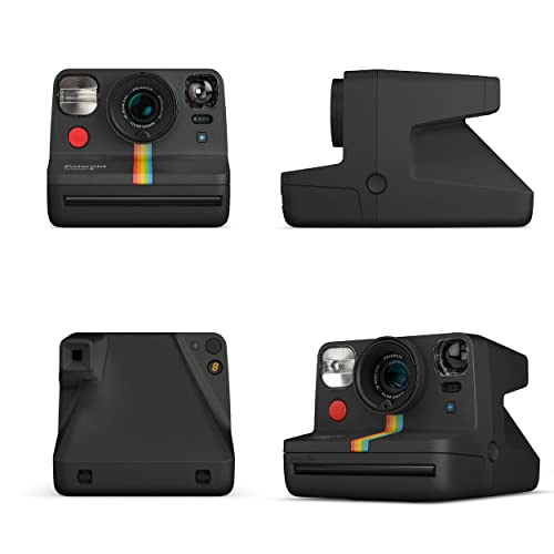 Black I-Type Instant Film Camera with Lens Filter Set Q11787