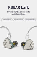KBEAR Lark 1BA+1DD In Ear Monitor Wired Earphone A565