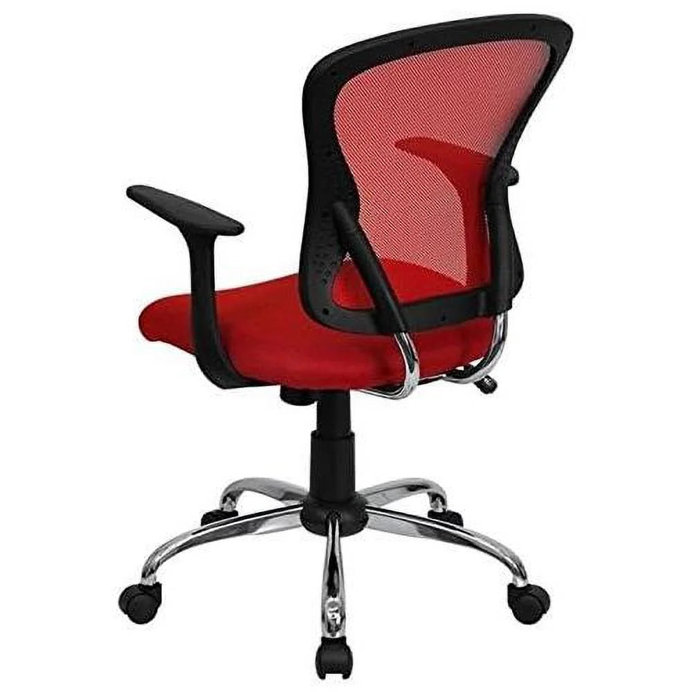Red Mesh Office Chair L35107