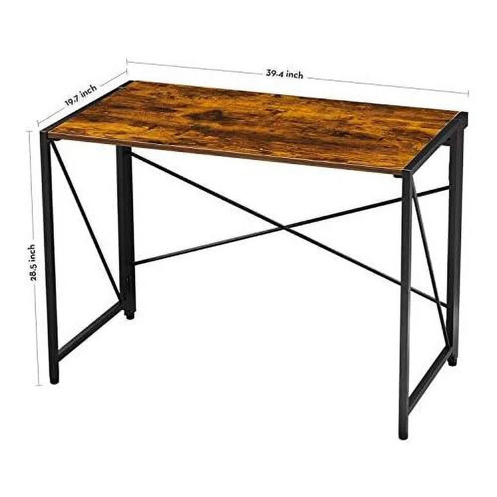 Folding Computer Desk Brown B524