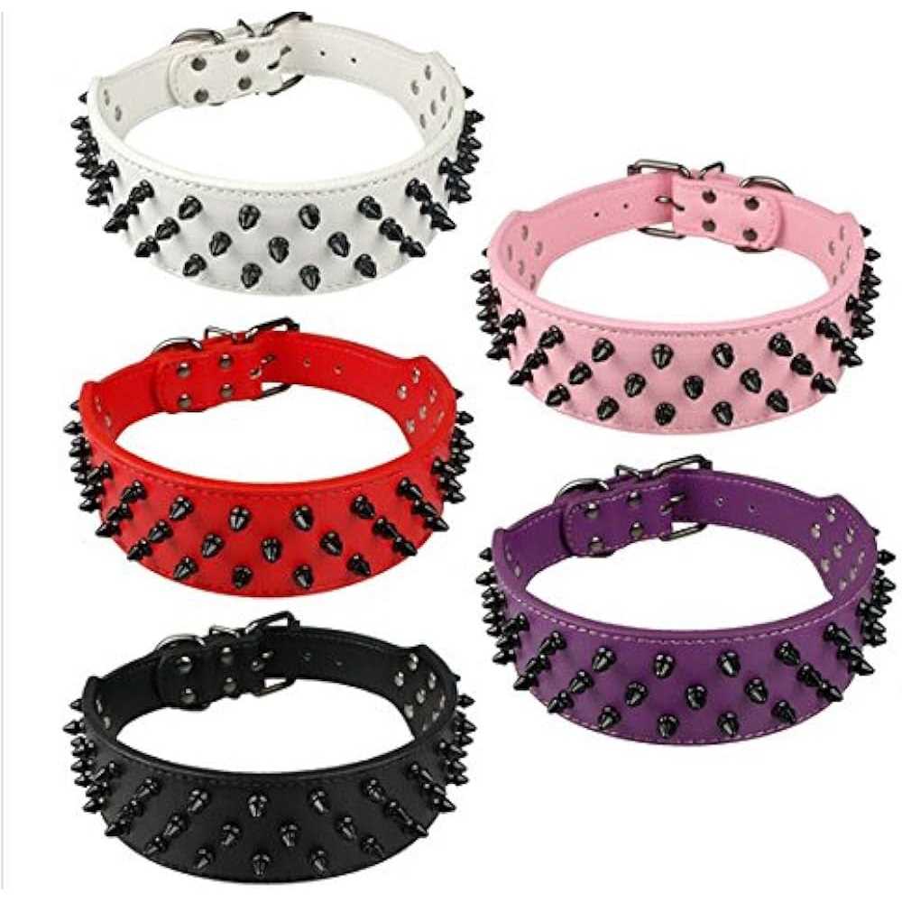 Black Spiked Studded Dog Collar I527485