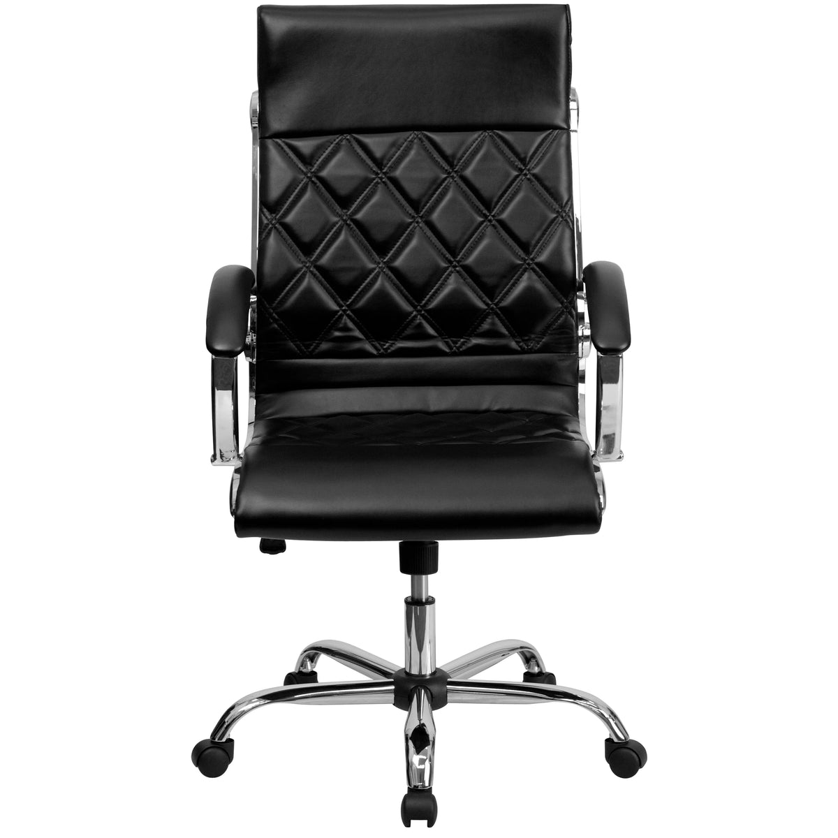 Black LeatherSoft Executive Swivel Office Chair G7711