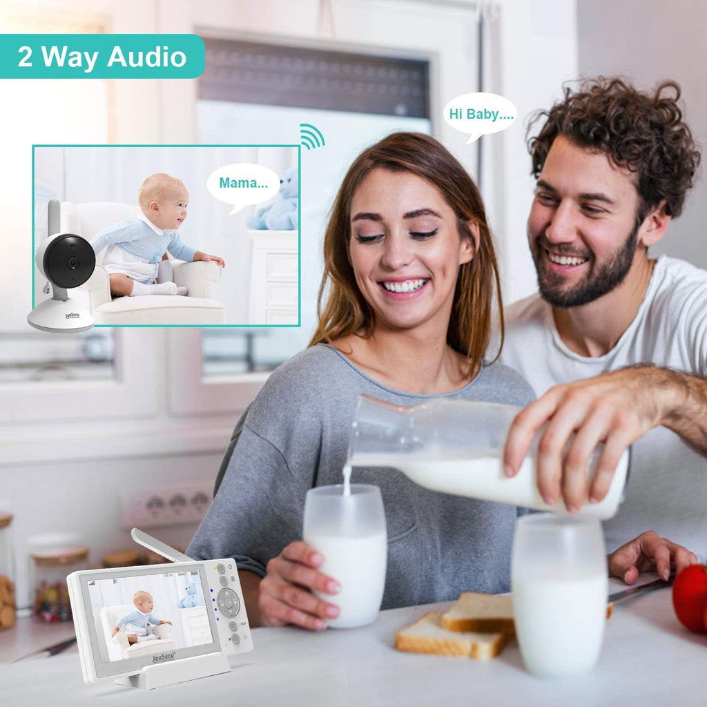 4.3 Inches LCD Split Screen Baby Monitor with 2 Camera J20119