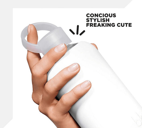 16oz Glass Water Bottle with Removable Silicone Sleeve X418