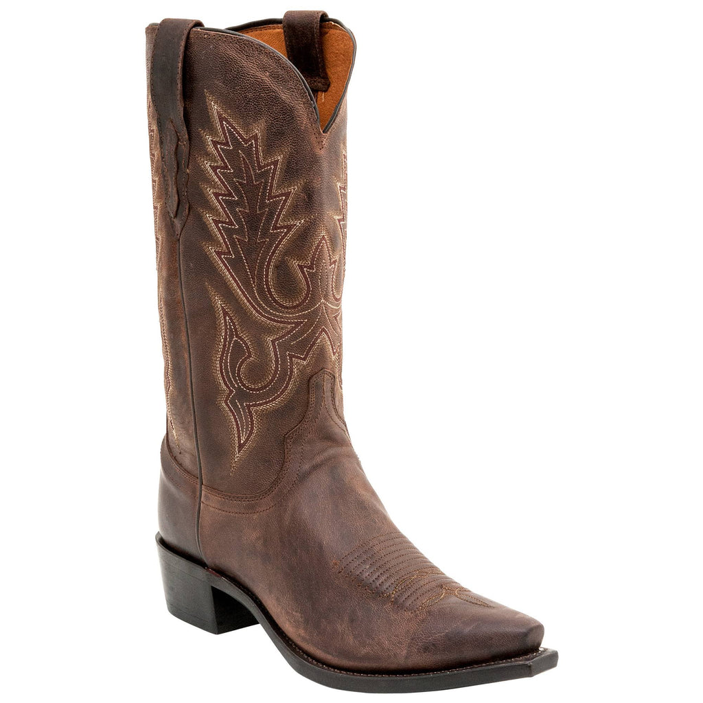 Chocolate Madras Goat Cowboy Boots S3659