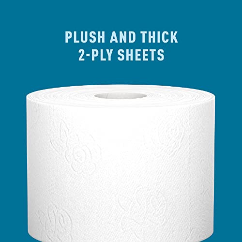 2-Ply Ultra-Soft Toilet Paper, 24 Family Mega Rolls, Unscented U84253