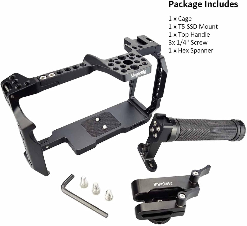 Camera Cage Kit with Top Handle and T5 SSD Mount Z2922