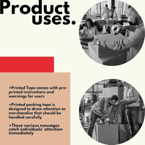 Broken Seal Tape, 2 Inch x 110 Yards, 36 Pack N40870