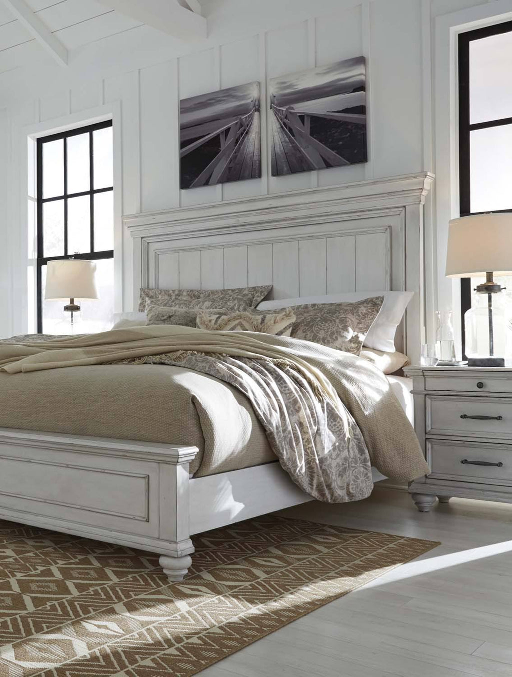 King Panel Bed U9720